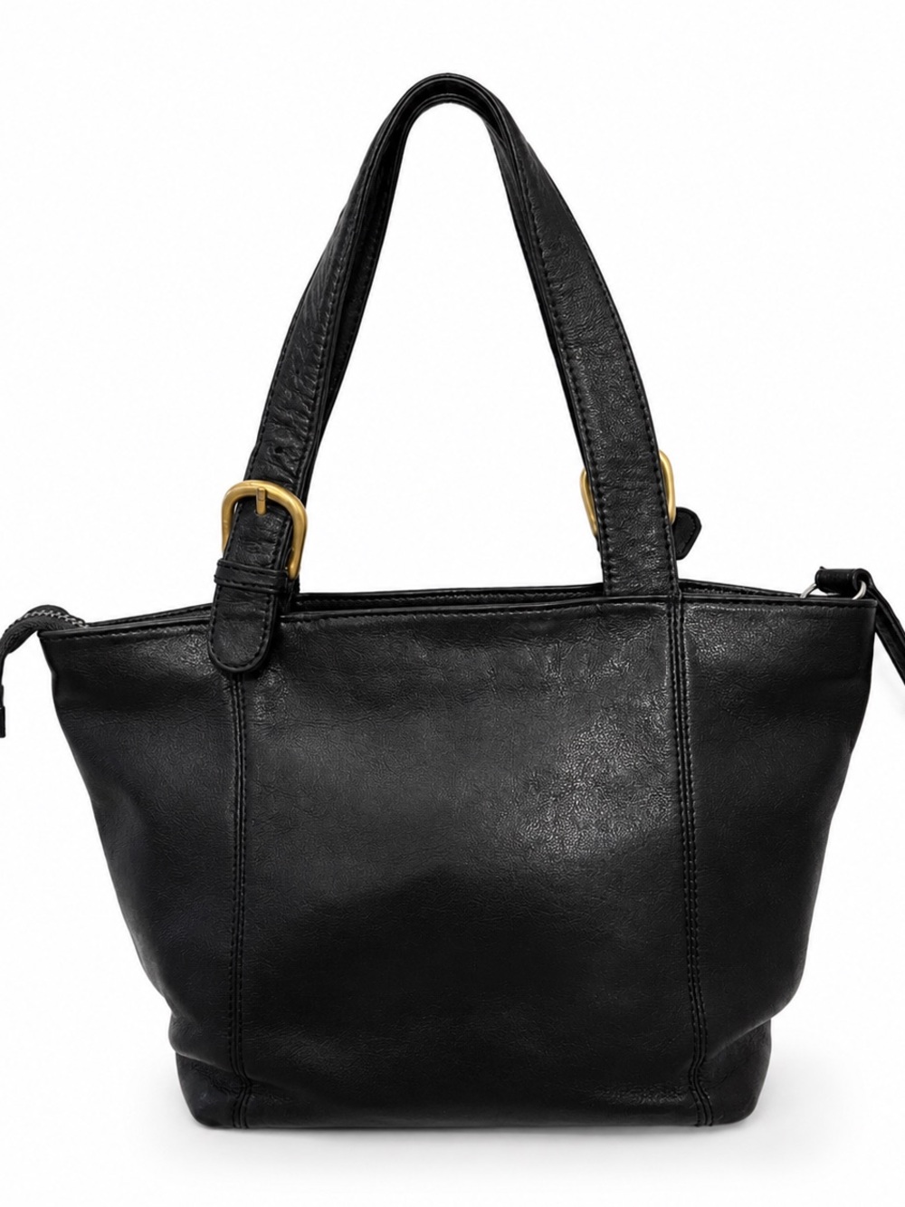 EUC!! Coach Black Leather Satchel with Gold Hardware